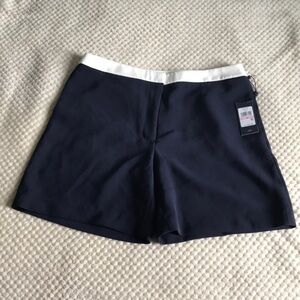 Tommy Hilfiger Women's Navy Blue “Palm Beach”Shorts with White Trim Size 10 New